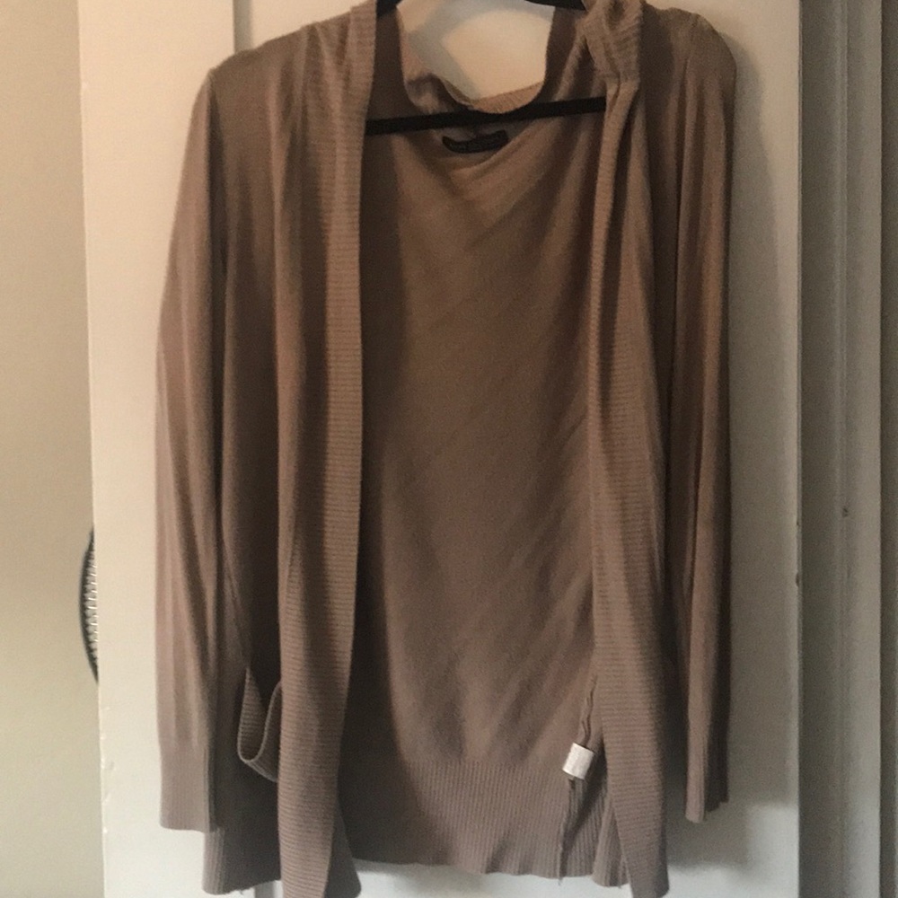 Tan cardigan